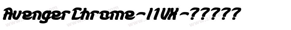 AvengerChrome-l1VX字体转换