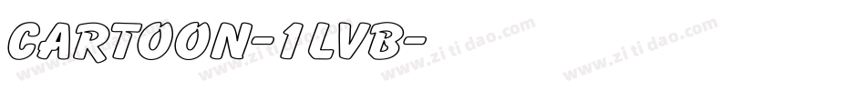 Cartoon-1LVB字体转换