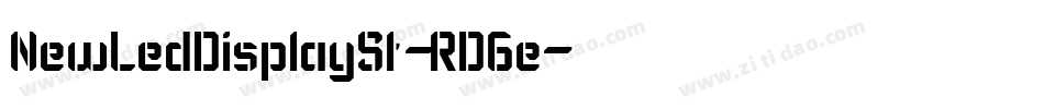 NewLedDisplaySt-RD6e字体转换