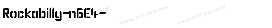 Rockabilly-n6E4字体转换 Rockabilly-n6E4字体转换