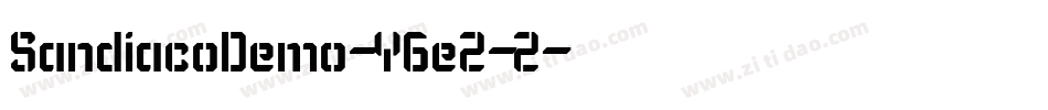 SandiacoDemo-Y6e2-2字体转换