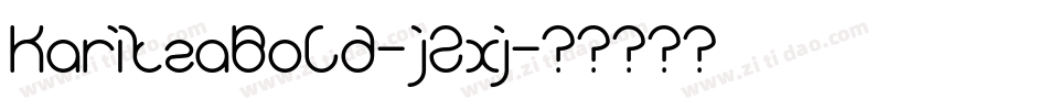 KaritzaBold-j2xj字体转换