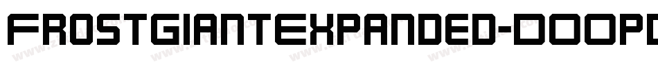 FrostGiantExpanded-DOOpD字体转换