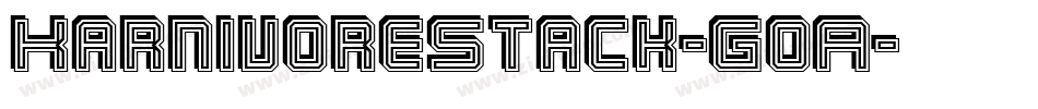 KarnivoreStack-GoA字体转换