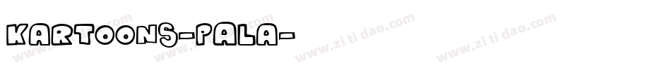 Kartoons-pAla字体转换