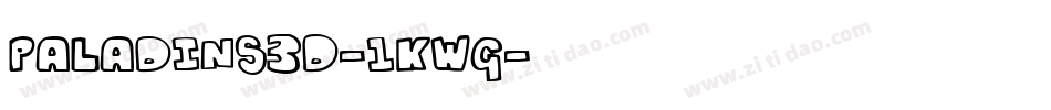 Paladins3D-1Kwg字体转换