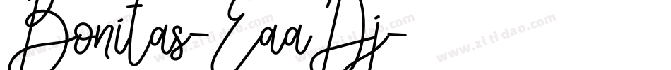 Bonitas-EaaDj字体转换