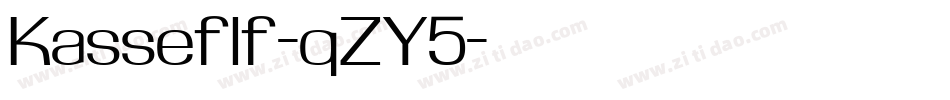 Kasseflf-qZY5字体转换
