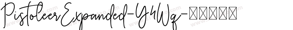 PistoleerExpanded-Y4Wq字体转换