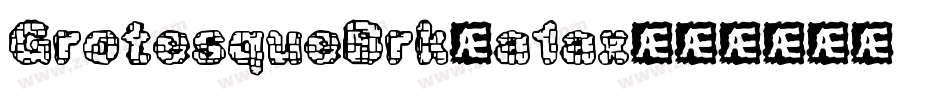 GrotesqueBrk-a1ax字体转换