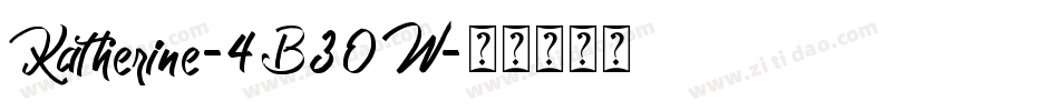 Katherine-4B30W字体转换