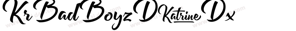 KrBadBoyz-D0Dx字体转换