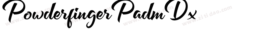 PowderfingerPad-mDx字体转换