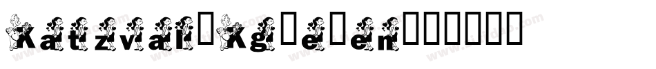 Katzval5Kg-e1en字体转换