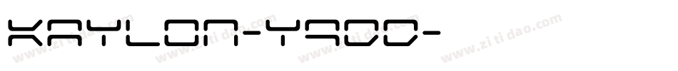 Kaylon-y9dd字体转换