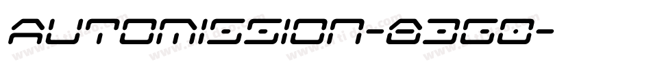 AutoMission-83g0字体转换