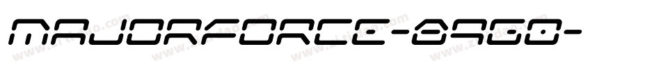 MajorForce-89g0字体转换