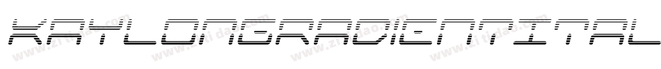 KaylonGradientItalic-Mogp字体转换