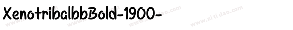 XenotribalbbBold-19O0字体转换