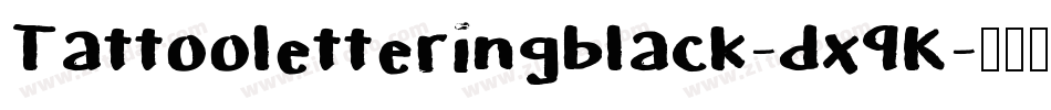 Tattooletteringblack-dx9K字体转换