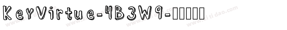 KeyVirtue-4B3W9字体转换