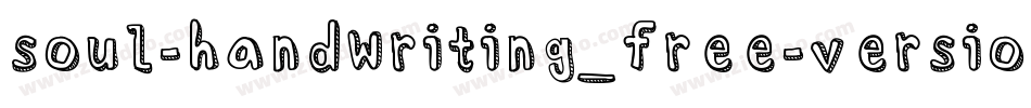 soul-handwriting_free-version字体转换