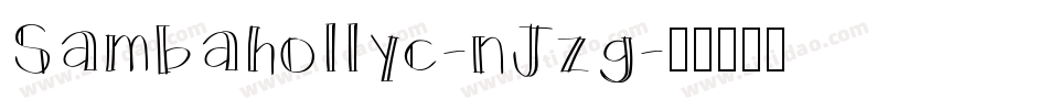 Sambahollyc-nJzg字体转换