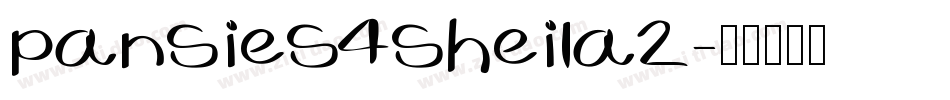 pansies4sheila2字体转换