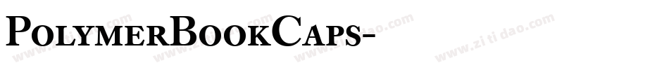 PolymerBookCaps字体转换