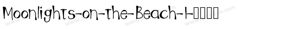 Moonlights-on-the-Beach-1字体转换
