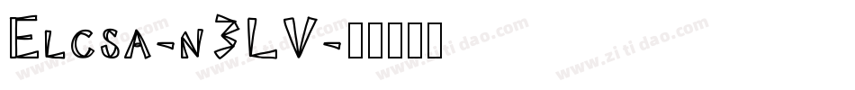 Elcsa-n3LV字体转换
