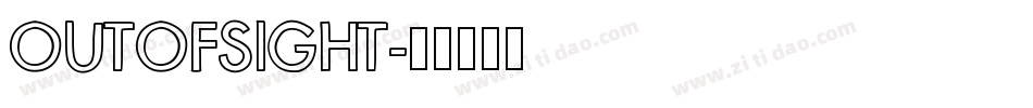 OUTOFSIGHT字体转换