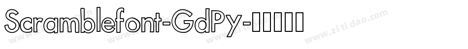Scramblefont-GdPy字体转换