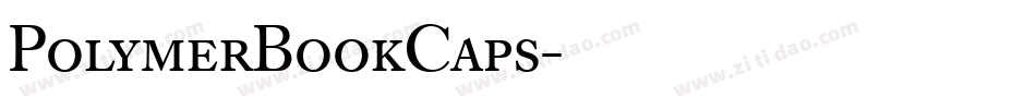 PolymerBookCaps字体转换