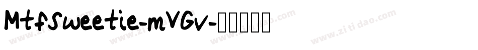 MtfSweetie-mVGv字体转换