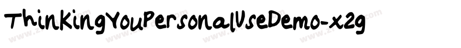 ThinkingYouPersonalUseDemo-x2gV字体转换