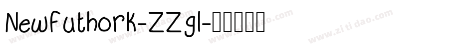 NewFuthork-ZZgl字体转换