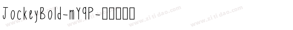 JockeyBold-mY9P字体转换