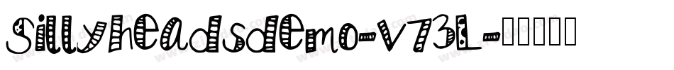 Sillyheadsdemo-v73L字体转换