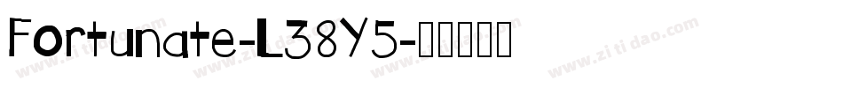 Fortunate-L38Y5字体转换