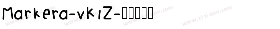 Markera-vK1Z字体转换 Markera-vK1Z字体转换