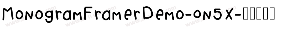 MonogramFramerDemo-0n5X字体转换