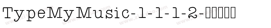 TypeMyMusic-1-1-1-2字体转换
