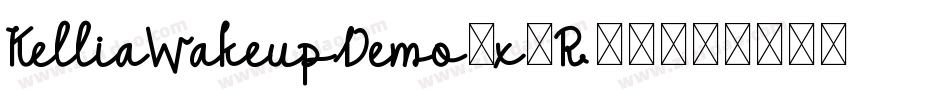 KelliaWakeupDemo-x3R58字体转换