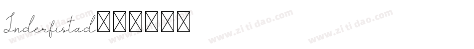 Snderfistad字体转换