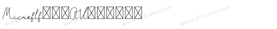 Microflf-51OV字体转换