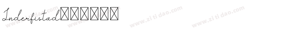 Snderfistad字体转换