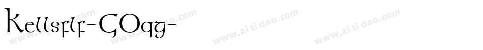 Kellsflf-GOqg字体转换
