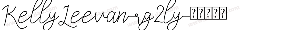 KellyLeevan-rg2ly字体转换