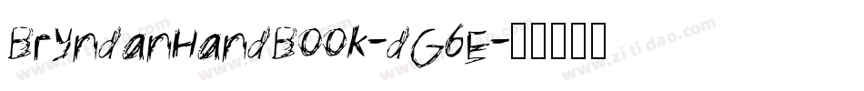 BryndanHandBook-dG6E字体转换